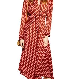 Topshop Horse Coin Midi Dress